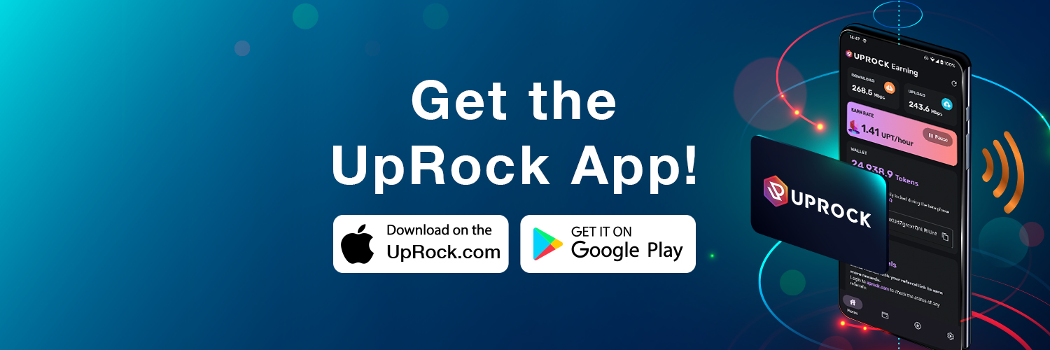 Uprock mining app for Android and IOS