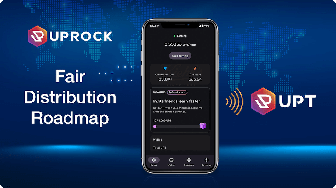 UpRock Token ($UPT) Fair Distribution Roadmap